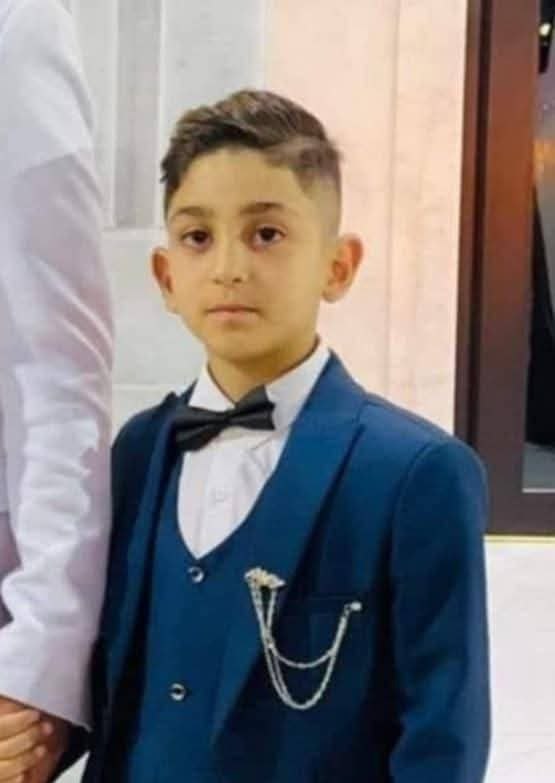 The martyrdom of the child Ahmed Youssef Anwar Al -Khalili after targeting a group of citizens in th