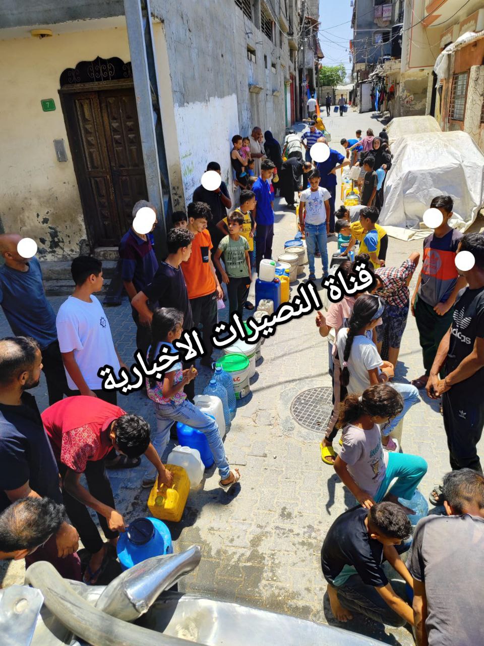 With the contributions of the souls of the righteous martyrs, water is water today in camp 2, the pe