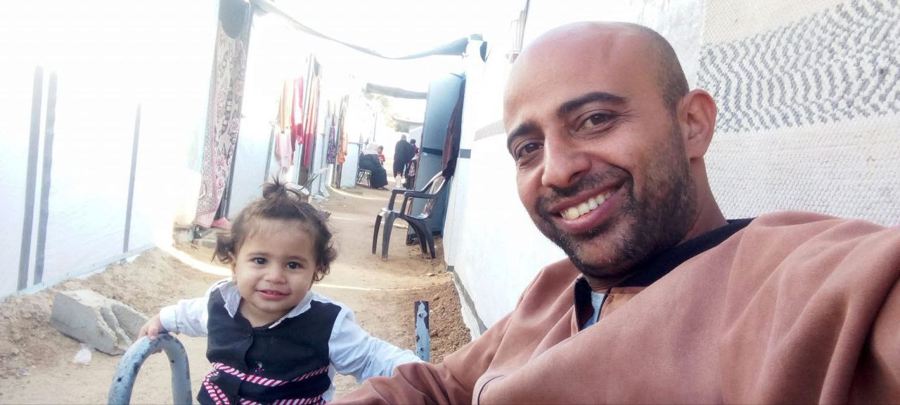 My friend and ten years of age, the martyr Ahmed Rizk Abu Maloum. Your prayers for him with mercy wa