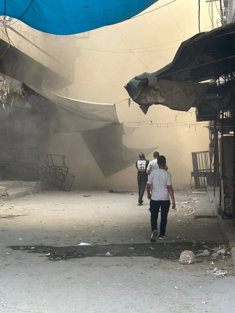 Targeting Fahmy Beck Street with Jabalia's position. A large number of injuries in the place is a ma