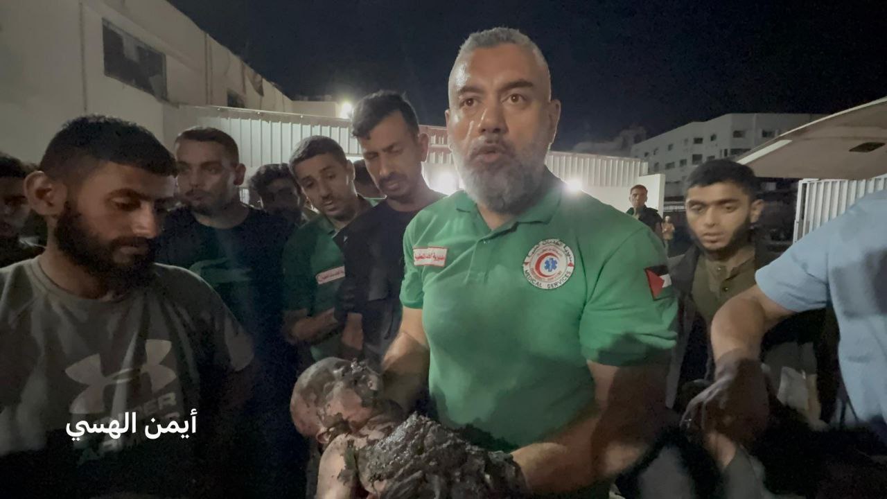 #Hadith .. 4 martyrs, including a baby and injured in an Israeli bombing targeting a house belonging