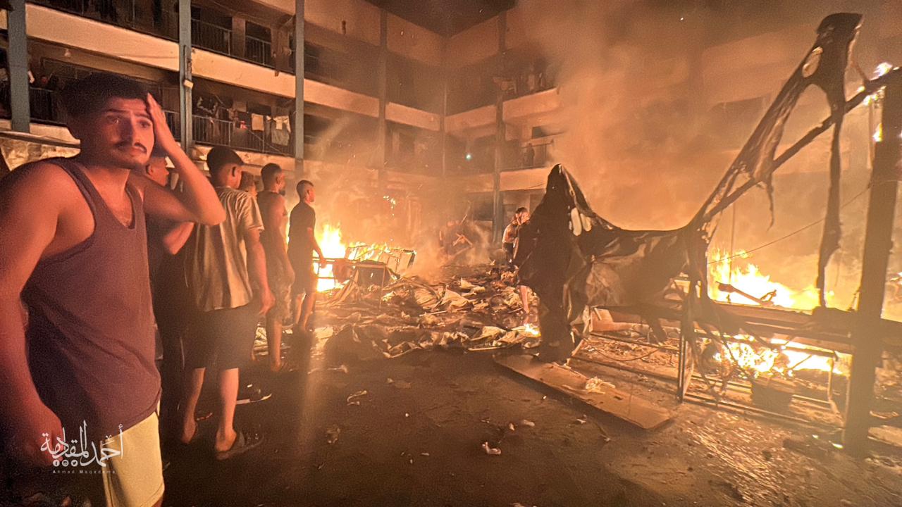 The recovery of martyrs and injuries as a result of the shelling of the occupation, Abu Hilo East Sc