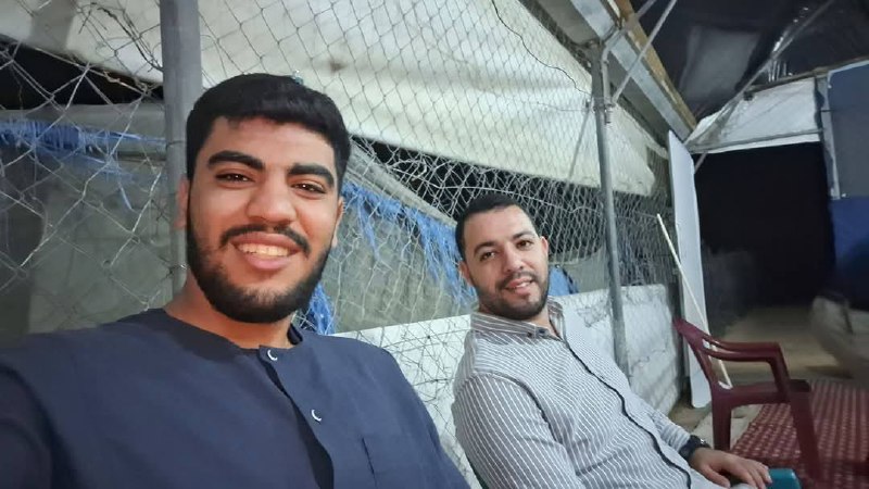 Image of the two martyrs / Muhammad and Hussein Samir Abu Al -Daher