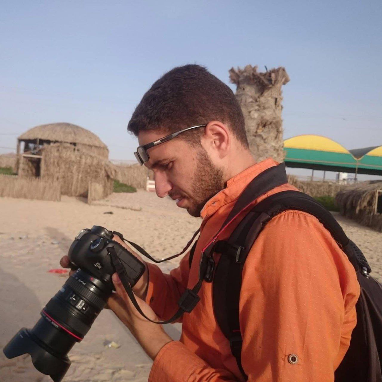 The journalist martyr: Hossam Saleh Al -Adlouni