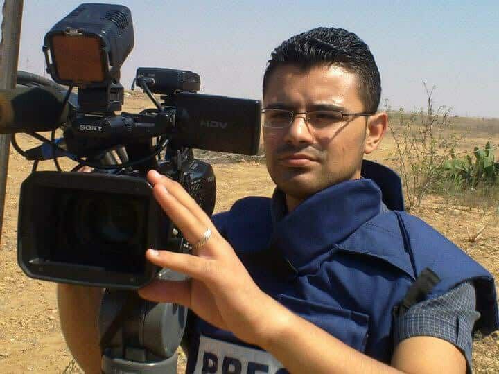 Uply the martyrdom of journalist Fadi Khalifa; As a result of his targeting of the occupation, durin
