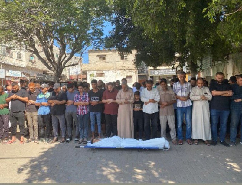 Follow -up _ from farewell and prayers for the martyr Alaa Yaqoub Al -Bahaisi