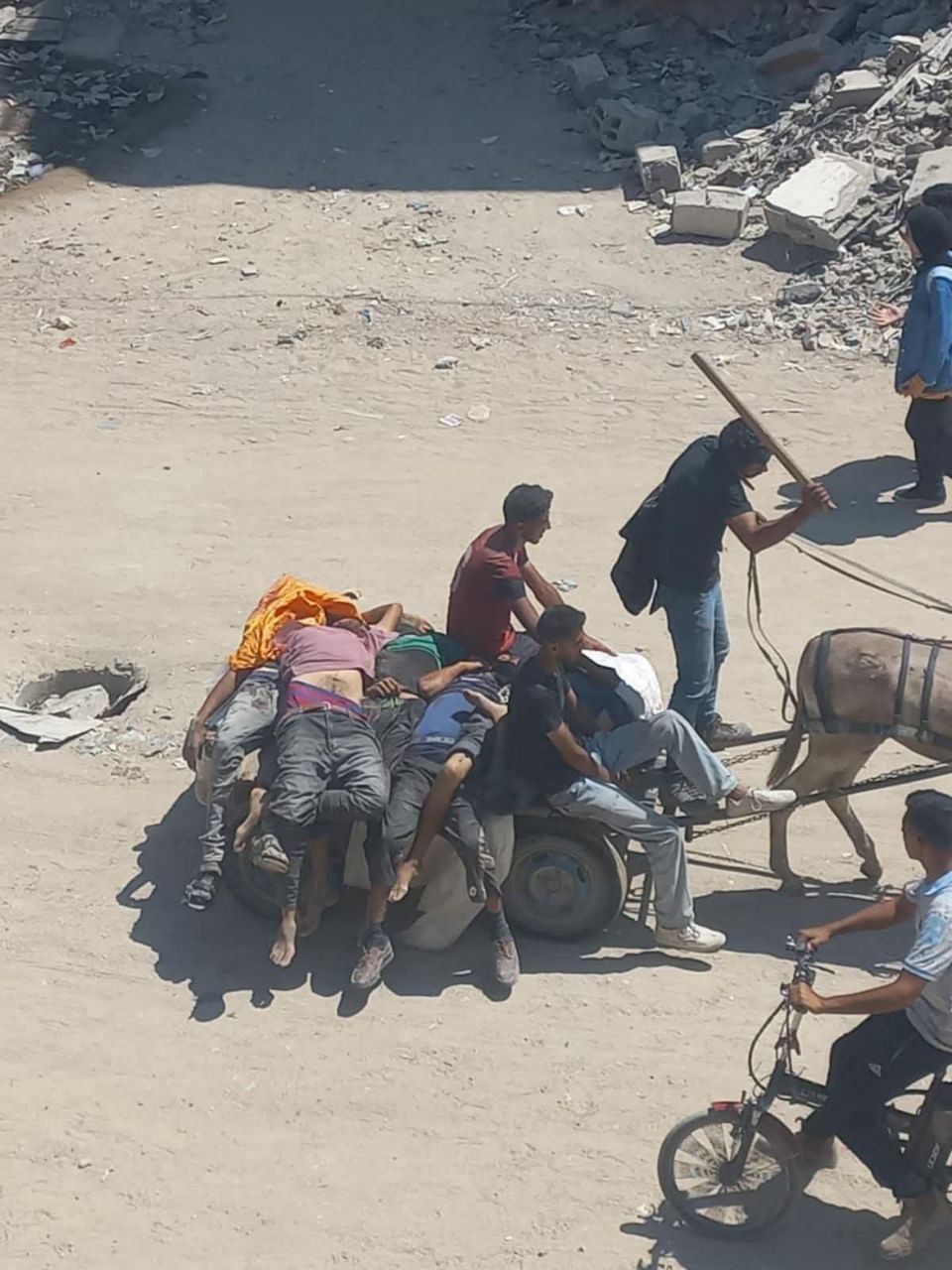 Dozens of martyrs are waiting for aid