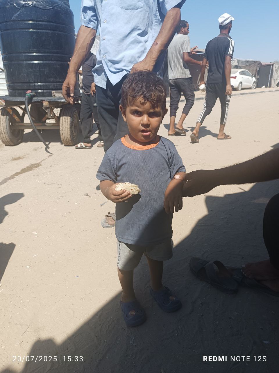 📍📍 As he arrived .. - The finding of this child is Bilal Awad next to Bir al -Shaer and Zanan West K