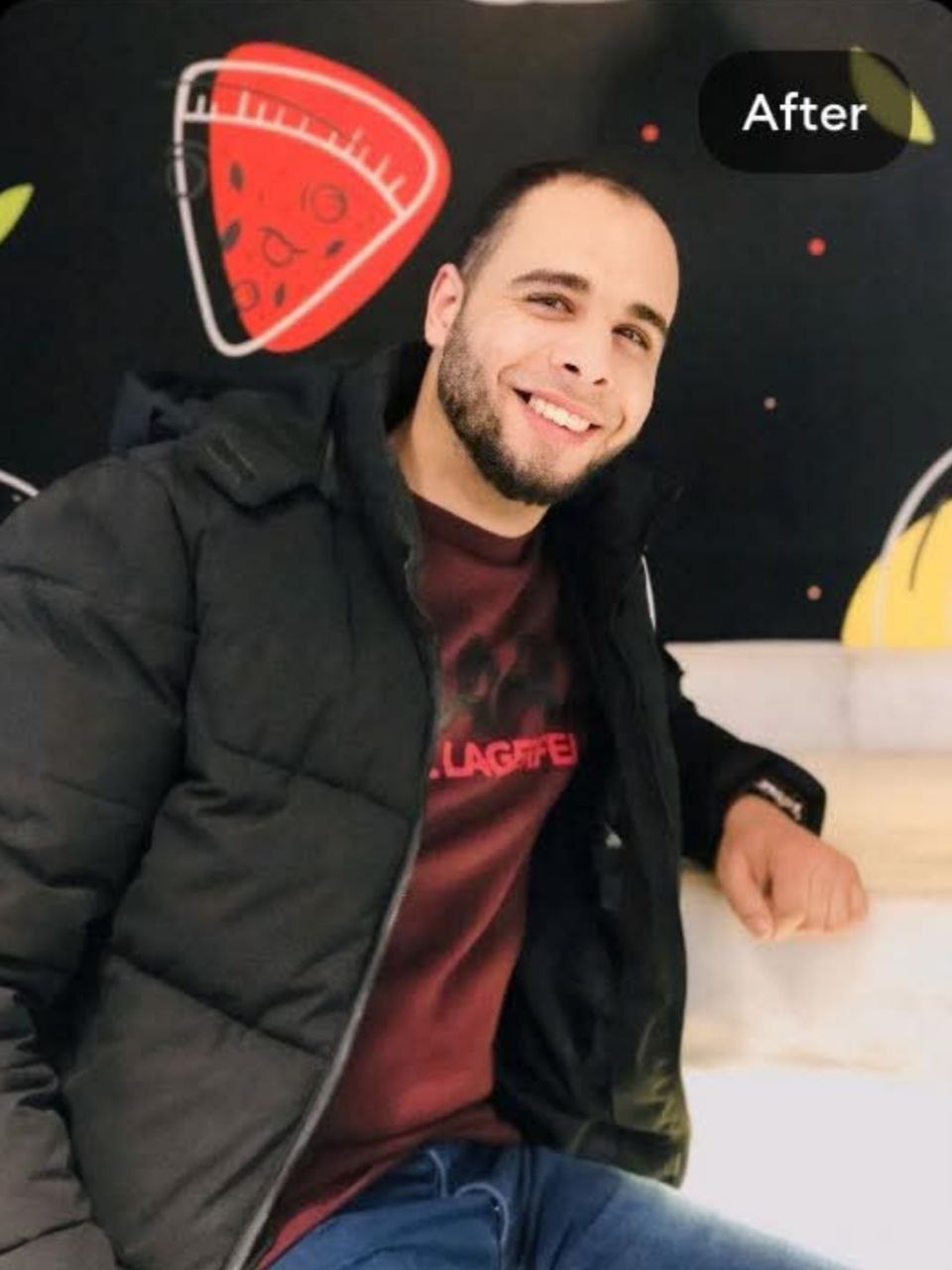 The martyr Ahmed Suleiman Abu Omar, one of the martyrs of the transport car shell