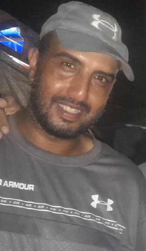 Image of the martyr Ahmed Hajjaj Abu Siraj, who rose today with the bombing of a tent in Ma’is Khan