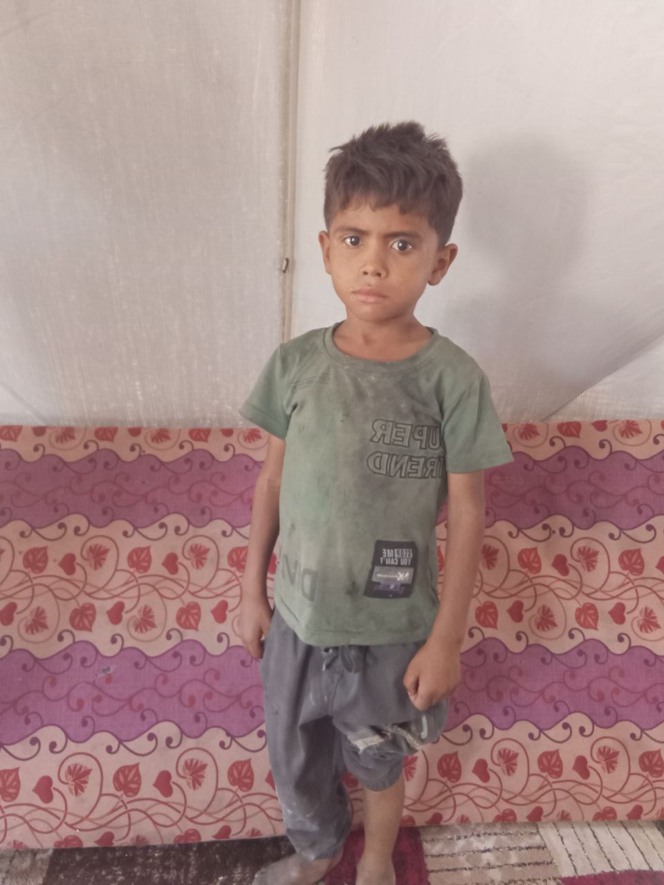 As he arrived .. - finding this child while he is in companionship: Fadi Ali Shatat .. - For those w