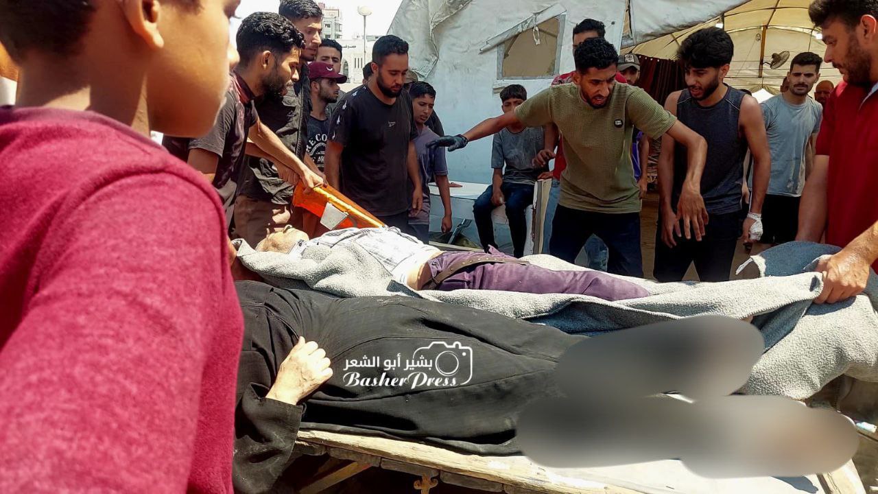 A martyr and injured, including a woman, after an artillery shell fell at the Al -Shawa Square, east