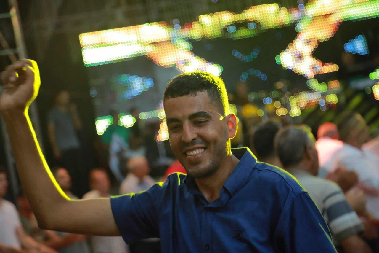 The young martyr / Hani Ramadan Al -Zaanoun from the city of Beit Lahia, who was martyred after the