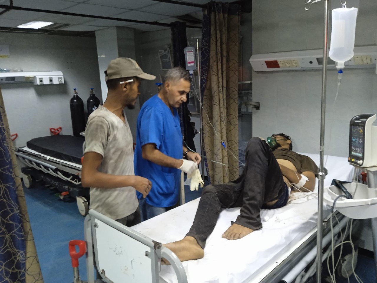 Al -Amal Hospital in Khan Yunis, affiliated with the Palestinian Red Crescent Society, received this