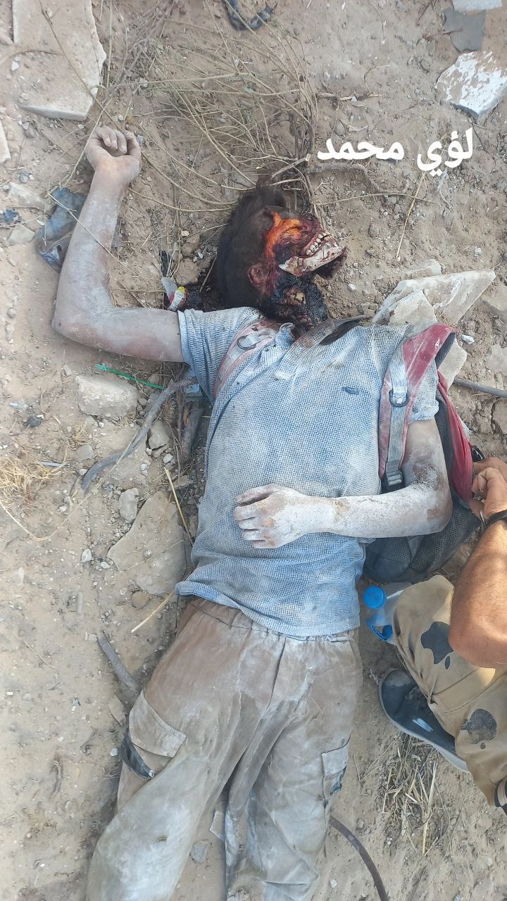 Unidentified martyrs are located opposite Bianco on Bahr Street, west of Beit Lahia, there is no pow