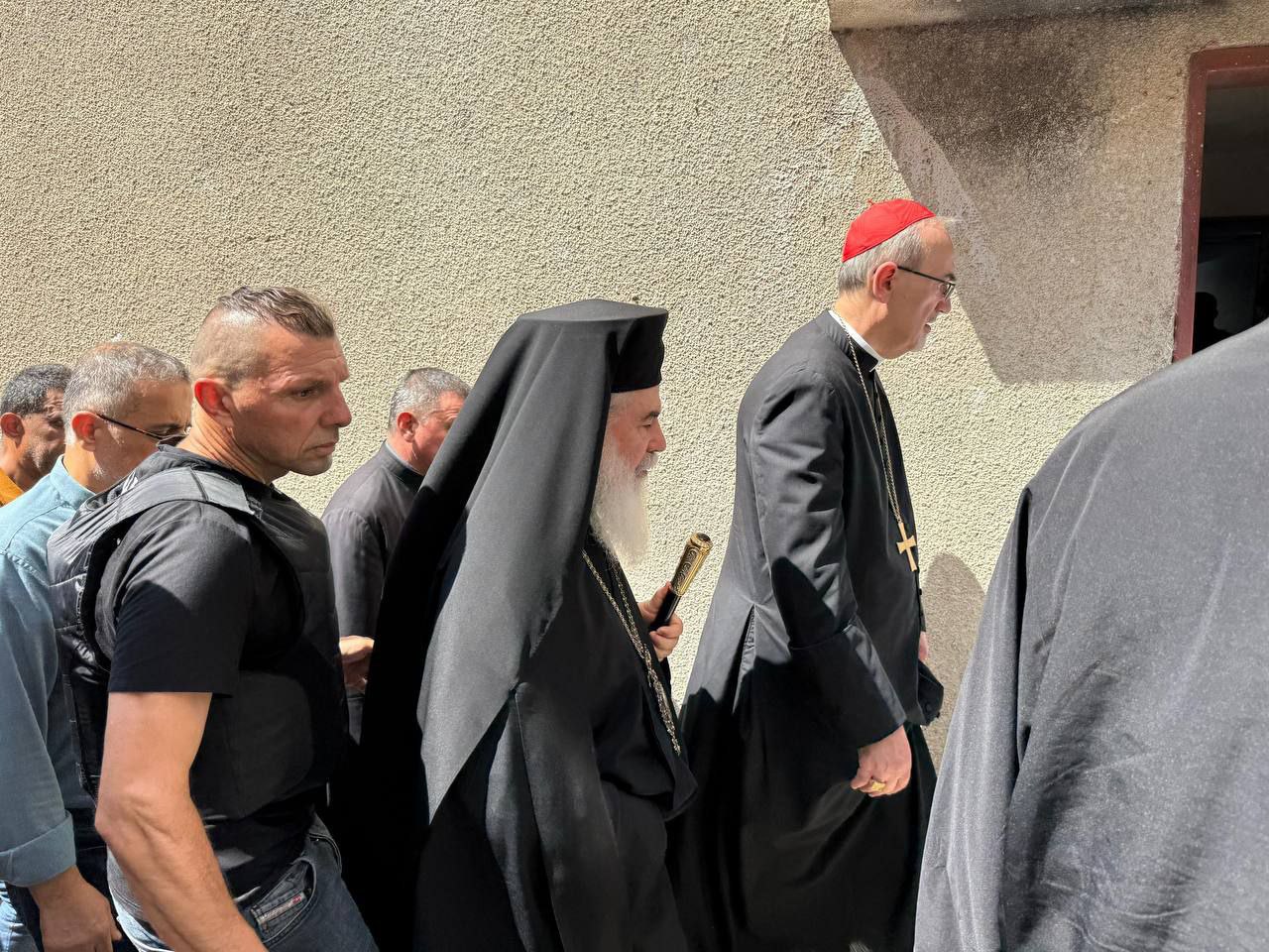 🔹 A delegation from the Church of the Holy Sepulcher in Jerusalem arrives at the Church of the Holy