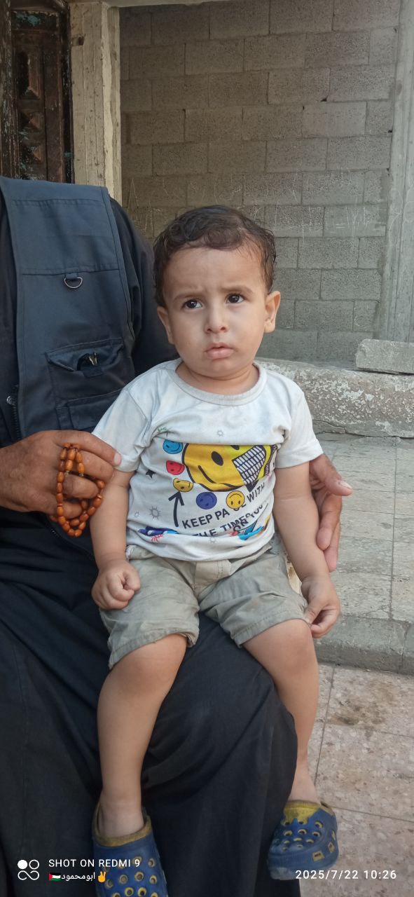 He also arrived .. - This child was found more than two hours ago and he is currently in the house o
