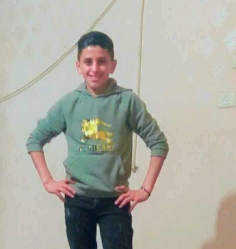 Uply the martyrdom of the child: Mustafa Fadl Warsa Agha from Beit Lahia, after targeting the aid of
