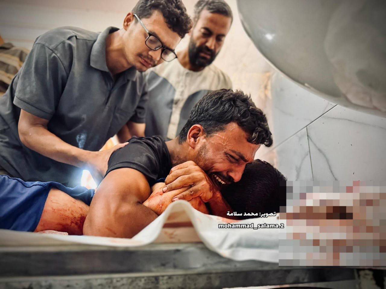 During a visit to Witkeov for Rafah .. The child, Rayan Al -Faqawi, was shot dead by a Zionist snipe