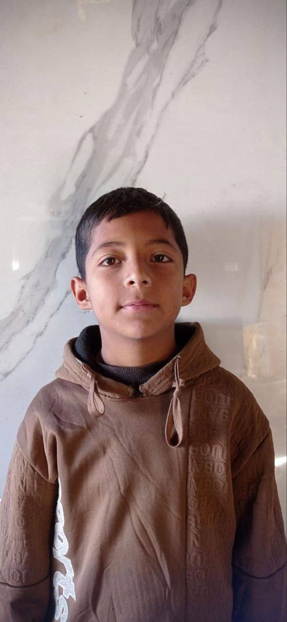 The loss of the child, Hazem Nihad Munir Al -Mobayed, was lost at Al -Shifa Hospital.