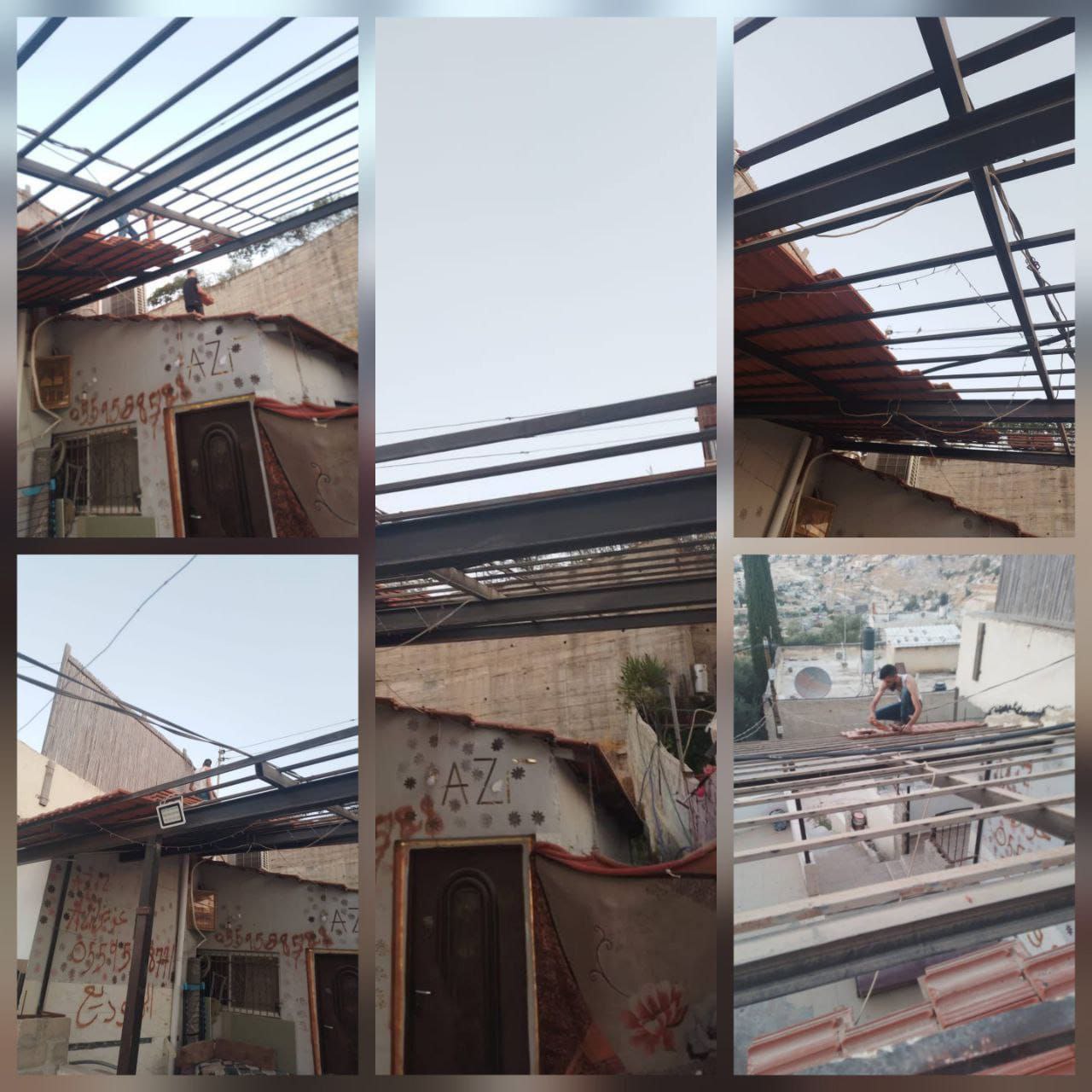 - The family of Al -Asiri Al -Maqdisi, Aziz Abu Ramouz, begins to destroy his own house in the town