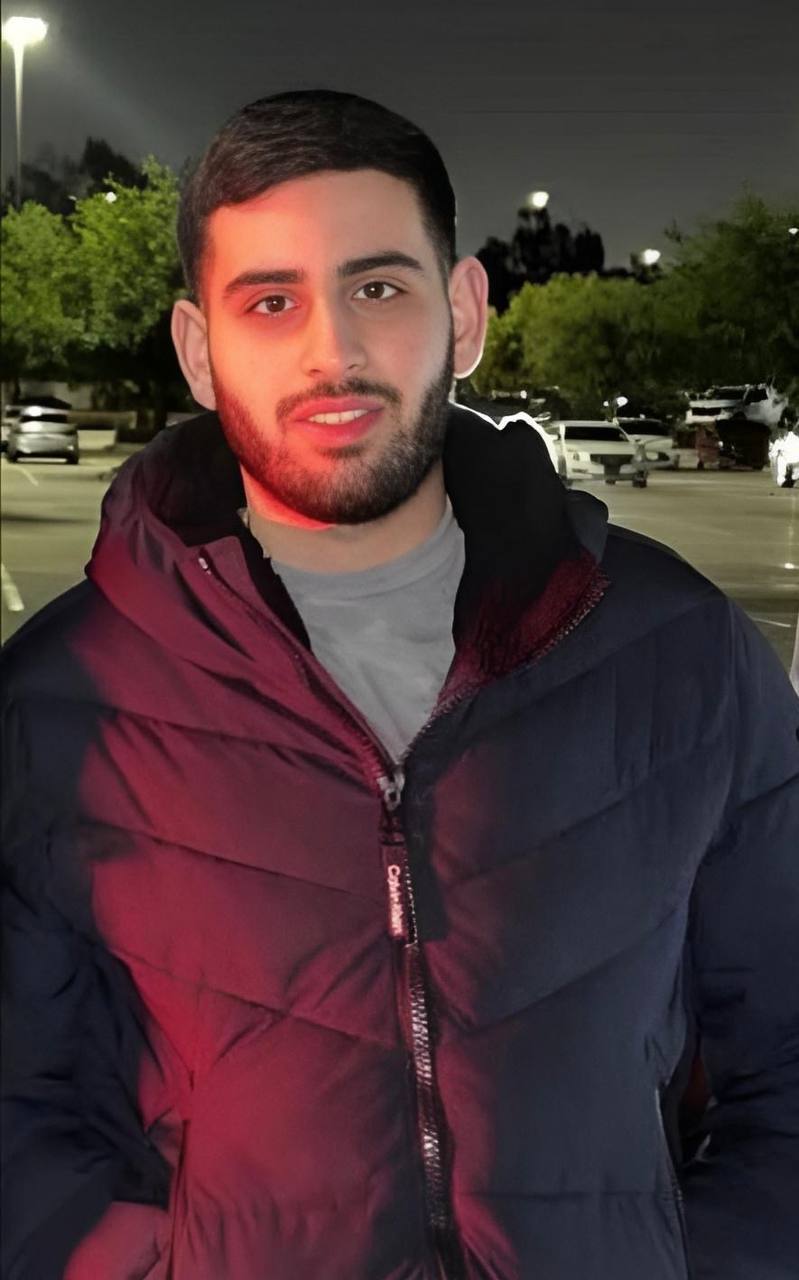 The martyr Saif Al -Din Muslat, who was elevated by the settlers' attacks with great beatings near t