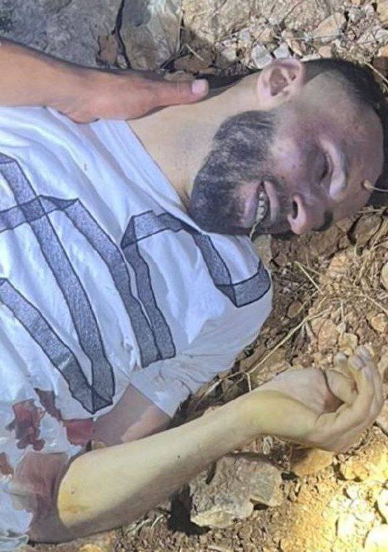 "Laughing, preaching" .. the body of the martyr "Muhammad Rizk Hassan Shalaby" from the town of Al -