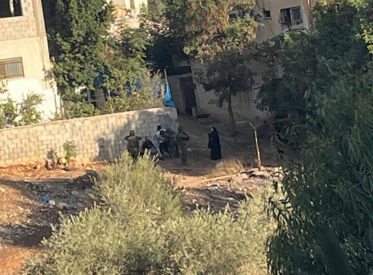 The occupation forces abused a family in the vicinity of the besieged house in the city of Tubas.