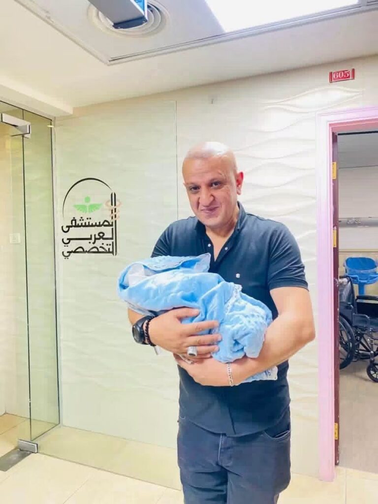 After waiting for 23 years, God blessed the citizen, Fursan Shafiq Amer, from the town of Kafr Qalil